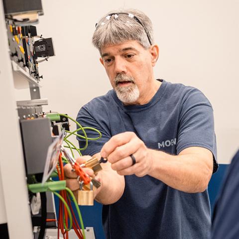 Instructor showing Maintenance Fundamentals