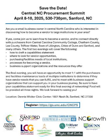 Central Carolina Community Small Business Summit