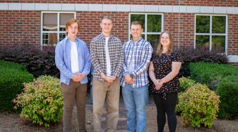 Four 十大足彩平台 students chosen for Goodnight Transfer Scholars program at NCSU