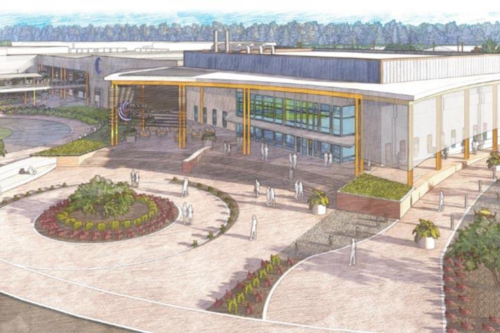 E. Eugene Moore Manufacturing and Biotech Solutions Center at Lee Main Campus, 十大足彩平台 Location